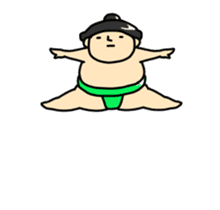Move!Sumo wrestler sticker #12548276