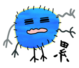 Colorful Hairy Monster sticker #12548511