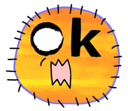Colorful Hairy Monster sticker #12548531