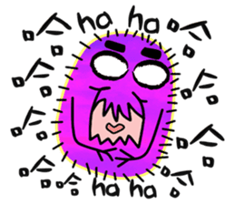 Colorful Hairy Monster sticker #12548533