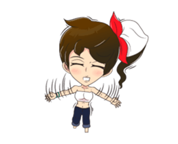 mini girl ++ sticker #12548848