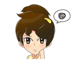 mini girl ++ sticker #12548854