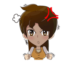 mini girl ++ sticker #12548857