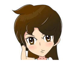 mini girl ++ sticker #12548862