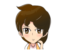 mini girl ++ sticker #12548868