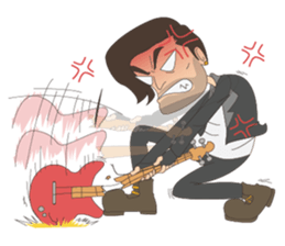 D' Rocker Dude sticker #12549479