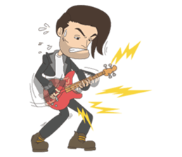 D' Rocker Dude sticker #12549482