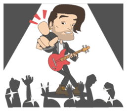 D' Rocker Dude sticker #12549486