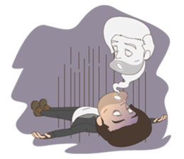 D' Rocker Dude sticker #12549487