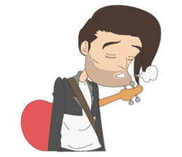 D' Rocker Dude sticker #12549492