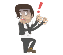 D' Rocker Dude sticker #12549511