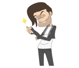 D' Rocker Dude sticker #12549516