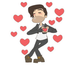 D' Rocker Dude sticker #12549517