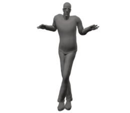 Mannequin freedom sticker #12550606