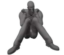 Mannequin freedom sticker #12550610