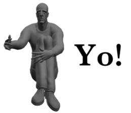 Mannequin freedom sticker #12550614