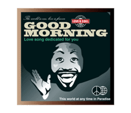 I LOVE SOUL MUSIC sticker #12550686