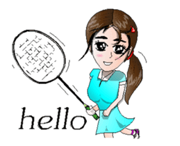 badminton team Animation-ENG sticker #12550875