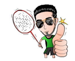 badminton team Animation-ENG sticker #12550876