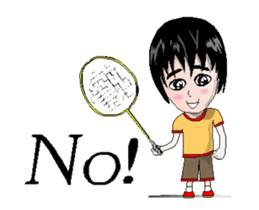 badminton team Animation-ENG sticker #12550878