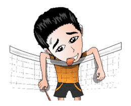 badminton team Animation-ENG sticker #12550883