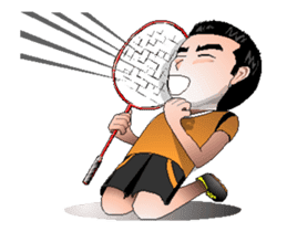 badminton team Animation-ENG sticker #12550885