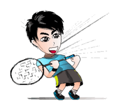 badminton team Animation-ENG sticker #12550888
