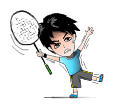 badminton team Animation-ENG sticker #12550892