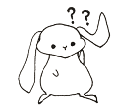 Lop ear gloom child sticker #12551273