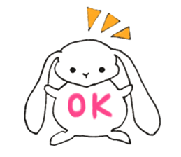 Lop ear gloom child sticker #12551274