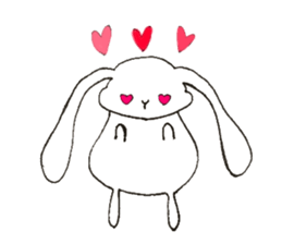 Lop ear gloom child sticker #12551276