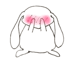 Lop ear gloom child sticker #12551277