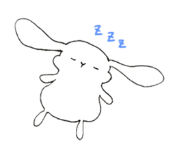 Lop ear gloom child sticker #12551282