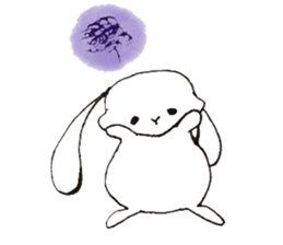 Lop ear gloom child sticker #12551284