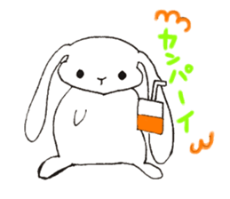 Lop ear gloom child sticker #12551289