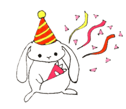 Lop ear gloom child sticker #12551290