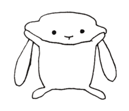 Lop ear gloom child sticker #12551292