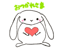 Lop ear gloom child sticker #12551293