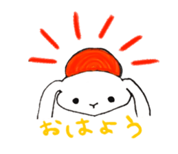 Lop ear gloom child sticker #12551295