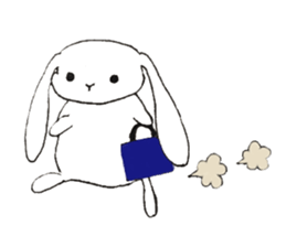 Lop ear gloom child sticker #12551298