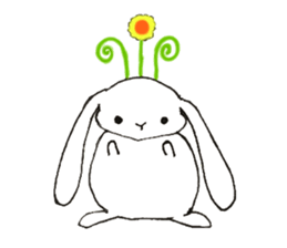 Lop ear gloom child sticker #12551300