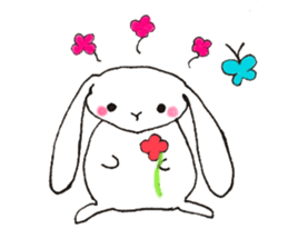 Lop ear gloom child sticker #12551301