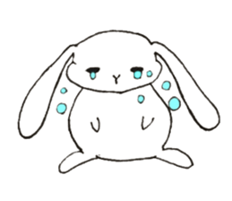 Lop ear gloom child sticker #12551302