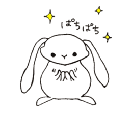 Lop ear gloom child sticker #12551308