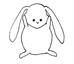 Lop ear gloom child sticker #12551309