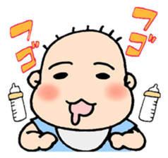 huwahuwa baby sticker #12551863