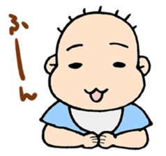 huwahuwa baby sticker #12551874