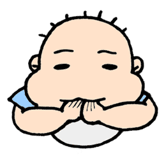 huwahuwa baby sticker #12551876