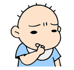 huwahuwa baby sticker #12551877