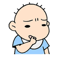 huwahuwa baby sticker #12551877